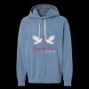 Unisex Garment-Dyed Lightweight Fleece Hooded Sweatshirt Thumbnail
