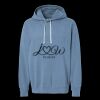 Unisex Garment-Dyed Lightweight Fleece Hooded Sweatshirt Thumbnail