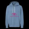 Unisex Garment-Dyed Lightweight Fleece Hooded Sweatshirt Thumbnail