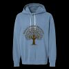 Unisex Garment-Dyed Lightweight Fleece Hooded Sweatshirt Thumbnail