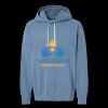 Unisex Garment-Dyed Lightweight Fleece Hooded Sweatshirt Thumbnail