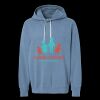 Unisex Garment-Dyed Lightweight Fleece Hooded Sweatshirt Thumbnail