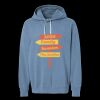 Unisex Garment-Dyed Lightweight Fleece Hooded Sweatshirt Thumbnail
