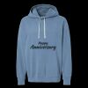 Unisex Garment-Dyed Lightweight Fleece Hooded Sweatshirt Thumbnail