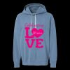 Unisex Garment-Dyed Lightweight Fleece Hooded Sweatshirt Thumbnail