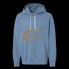 Unisex Garment-Dyed Lightweight Fleece Hooded Sweatshirt Thumbnail
