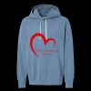 Unisex Garment-Dyed Lightweight Fleece Hooded Sweatshirt Thumbnail