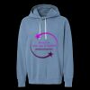 Unisex Garment-Dyed Lightweight Fleece Hooded Sweatshirt Thumbnail