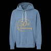 Unisex Garment-Dyed Lightweight Fleece Hooded Sweatshirt Thumbnail