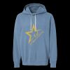 Unisex Garment-Dyed Lightweight Fleece Hooded Sweatshirt Thumbnail