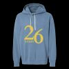 Unisex Garment-Dyed Lightweight Fleece Hooded Sweatshirt Thumbnail