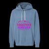 Unisex Garment-Dyed Lightweight Fleece Hooded Sweatshirt Thumbnail