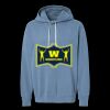 Unisex Garment-Dyed Lightweight Fleece Hooded Sweatshirt Thumbnail
