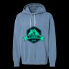 Unisex Garment-Dyed Lightweight Fleece Hooded Sweatshirt Thumbnail