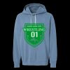 Unisex Garment-Dyed Lightweight Fleece Hooded Sweatshirt Thumbnail