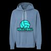 Unisex Garment-Dyed Lightweight Fleece Hooded Sweatshirt Thumbnail