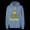Unisex Garment-Dyed Lightweight Fleece Hooded Sweatshirt Thumbnail