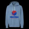 Unisex Garment-Dyed Lightweight Fleece Hooded Sweatshirt Thumbnail