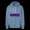 Unisex Garment-Dyed Lightweight Fleece Hooded Sweatshirt Thumbnail