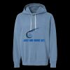 Unisex Garment-Dyed Lightweight Fleece Hooded Sweatshirt Thumbnail