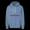Unisex Garment-Dyed Lightweight Fleece Hooded Sweatshirt Thumbnail