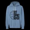 Unisex Garment-Dyed Lightweight Fleece Hooded Sweatshirt Thumbnail