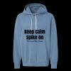 Unisex Garment-Dyed Lightweight Fleece Hooded Sweatshirt Thumbnail