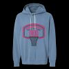 Unisex Garment-Dyed Lightweight Fleece Hooded Sweatshirt Thumbnail
