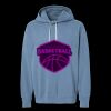 Unisex Garment-Dyed Lightweight Fleece Hooded Sweatshirt Thumbnail