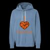 Unisex Garment-Dyed Lightweight Fleece Hooded Sweatshirt Thumbnail