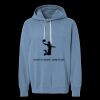 Unisex Garment-Dyed Lightweight Fleece Hooded Sweatshirt Thumbnail