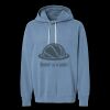 Unisex Garment-Dyed Lightweight Fleece Hooded Sweatshirt Thumbnail