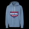 Unisex Garment-Dyed Lightweight Fleece Hooded Sweatshirt Thumbnail
