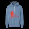 Unisex Garment-Dyed Lightweight Fleece Hooded Sweatshirt Thumbnail