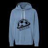 Unisex Garment-Dyed Lightweight Fleece Hooded Sweatshirt Thumbnail