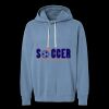Unisex Garment-Dyed Lightweight Fleece Hooded Sweatshirt Thumbnail