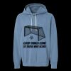 Unisex Garment-Dyed Lightweight Fleece Hooded Sweatshirt Thumbnail