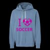 Unisex Garment-Dyed Lightweight Fleece Hooded Sweatshirt Thumbnail