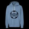 Unisex Garment-Dyed Lightweight Fleece Hooded Sweatshirt Thumbnail