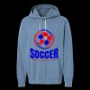 Unisex Garment-Dyed Lightweight Fleece Hooded Sweatshirt Thumbnail