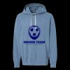 Unisex Garment-Dyed Lightweight Fleece Hooded Sweatshirt Thumbnail