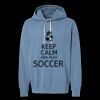 Unisex Garment-Dyed Lightweight Fleece Hooded Sweatshirt Thumbnail