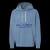 Unisex Garment-Dyed Lightweight Fleece Hooded Sweatshirt Thumbnail