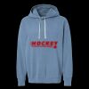 Unisex Garment-Dyed Lightweight Fleece Hooded Sweatshirt Thumbnail