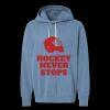 Unisex Garment-Dyed Lightweight Fleece Hooded Sweatshirt Thumbnail