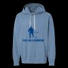 Unisex Garment-Dyed Lightweight Fleece Hooded Sweatshirt Thumbnail