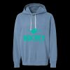 Unisex Garment-Dyed Lightweight Fleece Hooded Sweatshirt Thumbnail