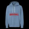 Unisex Garment-Dyed Lightweight Fleece Hooded Sweatshirt Thumbnail