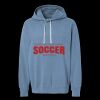 Unisex Garment-Dyed Lightweight Fleece Hooded Sweatshirt Thumbnail