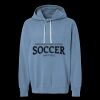Unisex Garment-Dyed Lightweight Fleece Hooded Sweatshirt Thumbnail